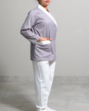 Simple Chic | Double Belt | Light Grey.Offwhite
